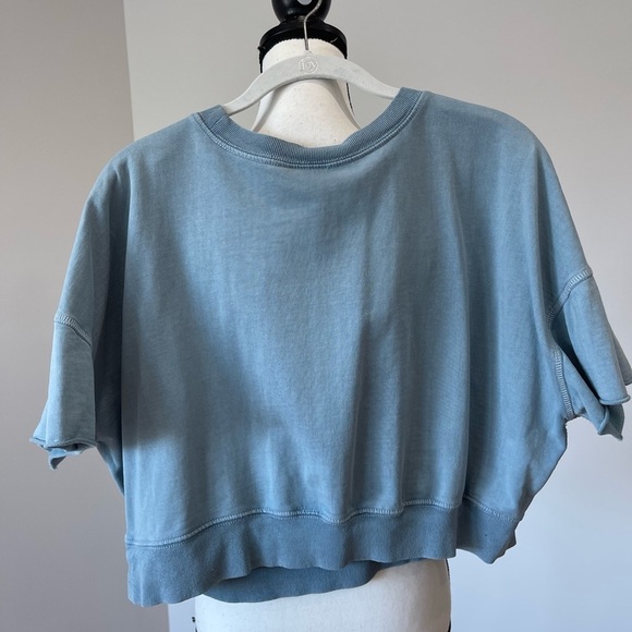 Out From Under Urban Outfitters size large boxy crop sweatshirt athleisure cozy - Picture 10 of 12